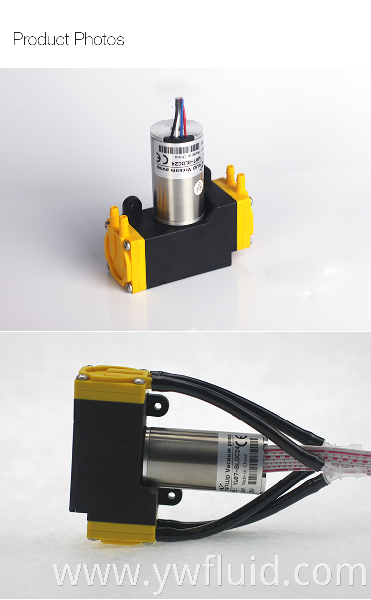 Micro BLDC brushless in series motor vacuum pump 12V/24V for multi-channel use